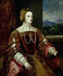 1548年のポルトガルの皇后イザベラの肖像